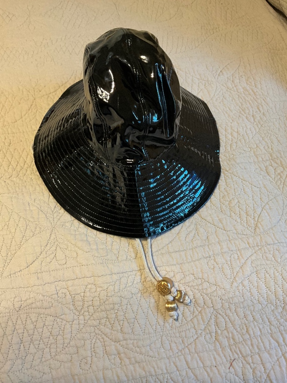 Tory Burch Black Rain Hat